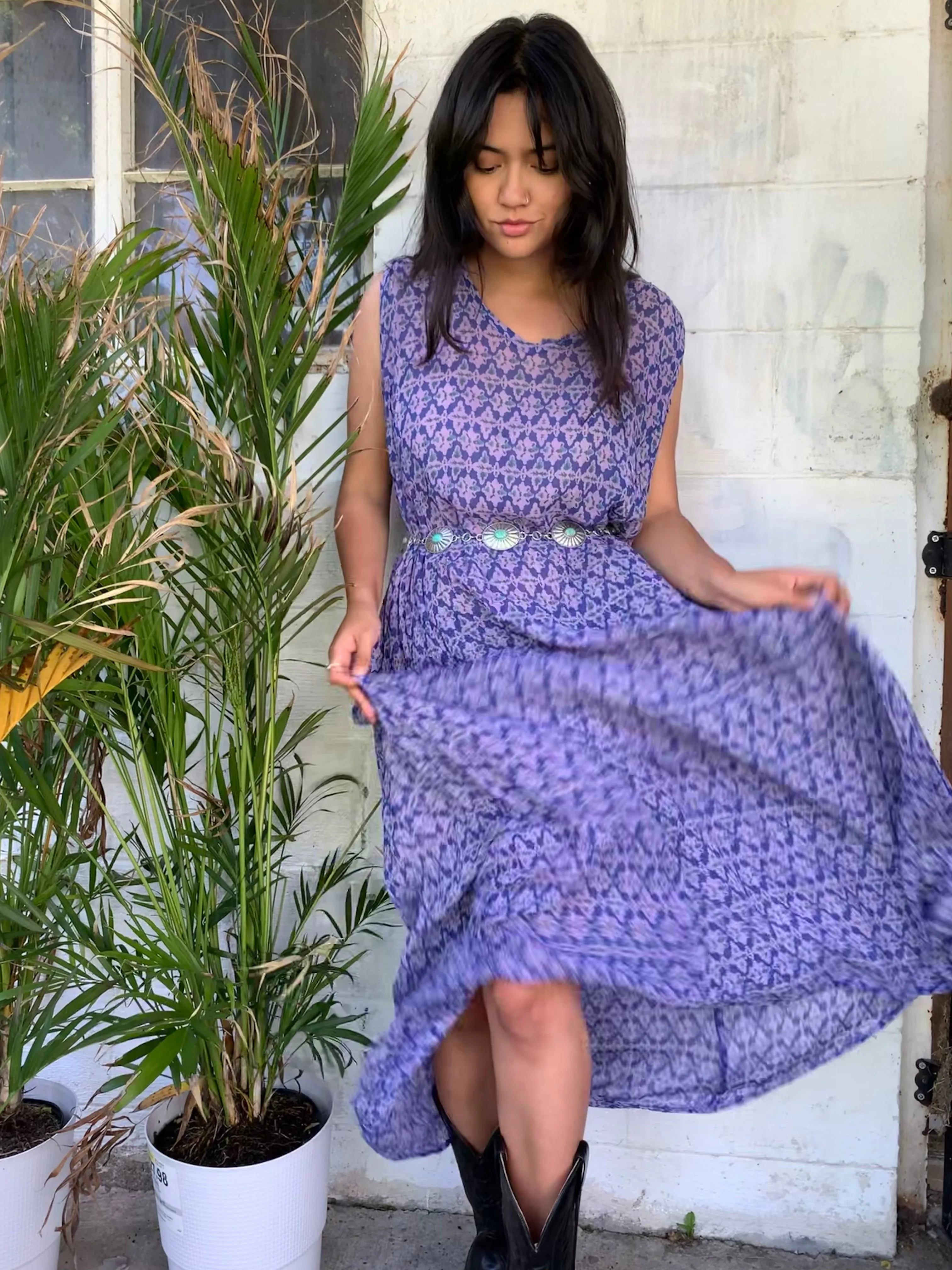 90s Lola P Rayon Dress