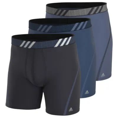 adidas Men's Sport Performance Mesh 3-Pack Boxer Brief