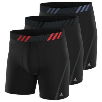 adidas Men's Sport Performance Mesh 3-Pack Boxer Brief