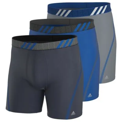adidas Men's Sport Performance Mesh 3-Pack Boxer Brief