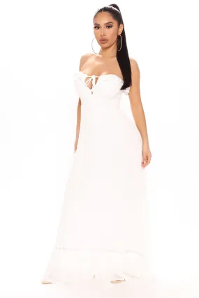 Always A Beach Day Maxi Dress - White