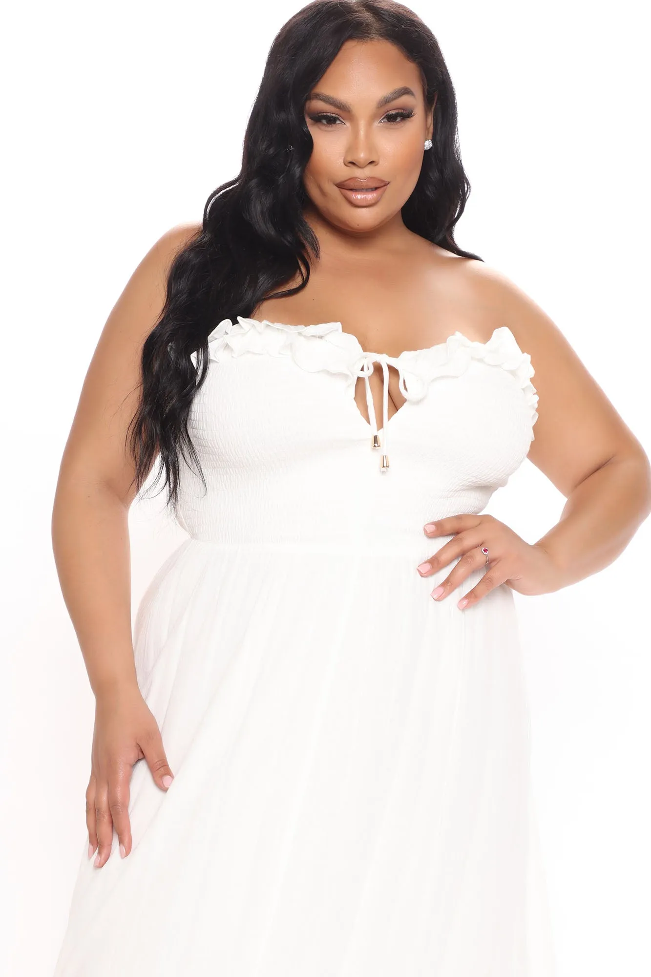 Always A Beach Day Maxi Dress - White