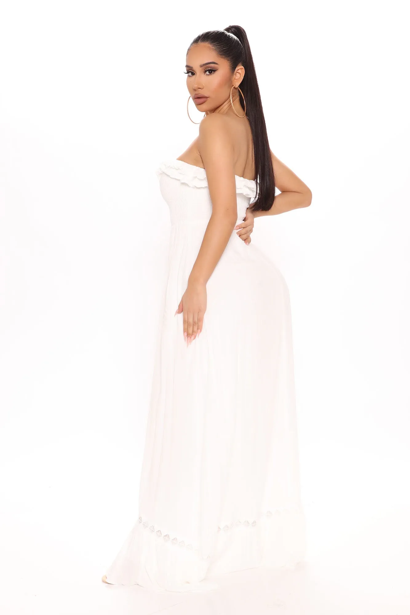 Always A Beach Day Maxi Dress - White
