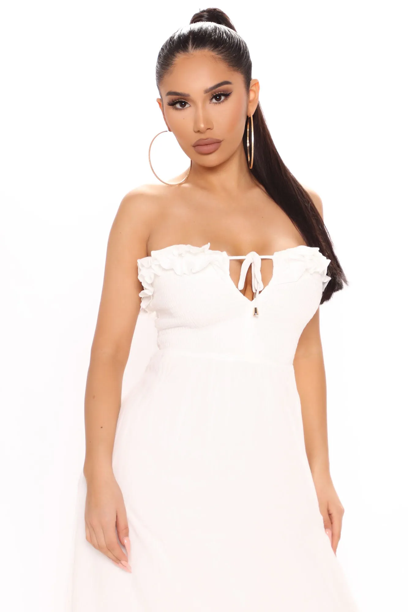 Always A Beach Day Maxi Dress - White