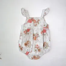 Baby Girls Freya Playsuit | Chestnut Floral