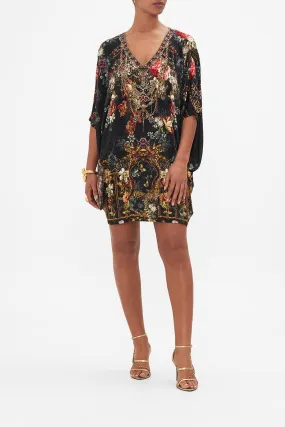BAT SLEEVE DRESS A NIGHT AT THE OPERA
