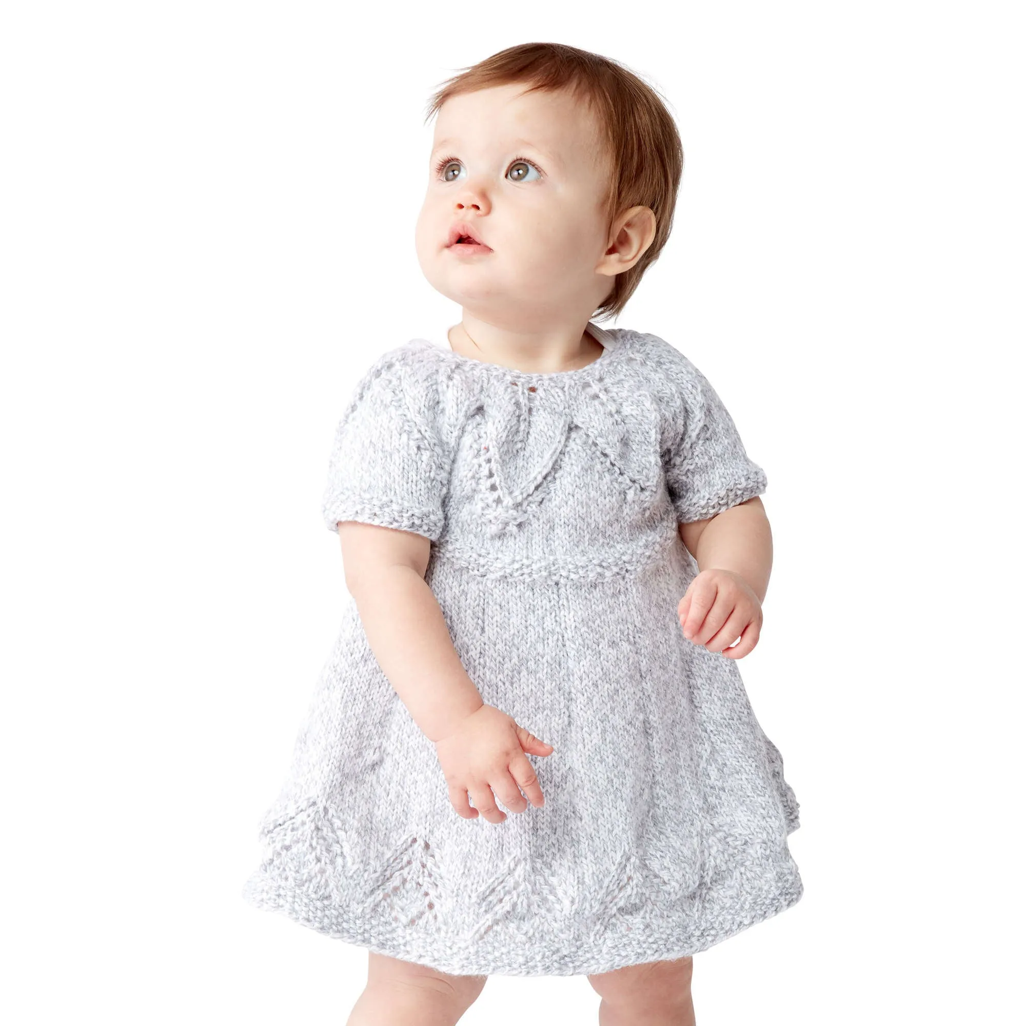 Bernat Knit Fairy Leaves Dress