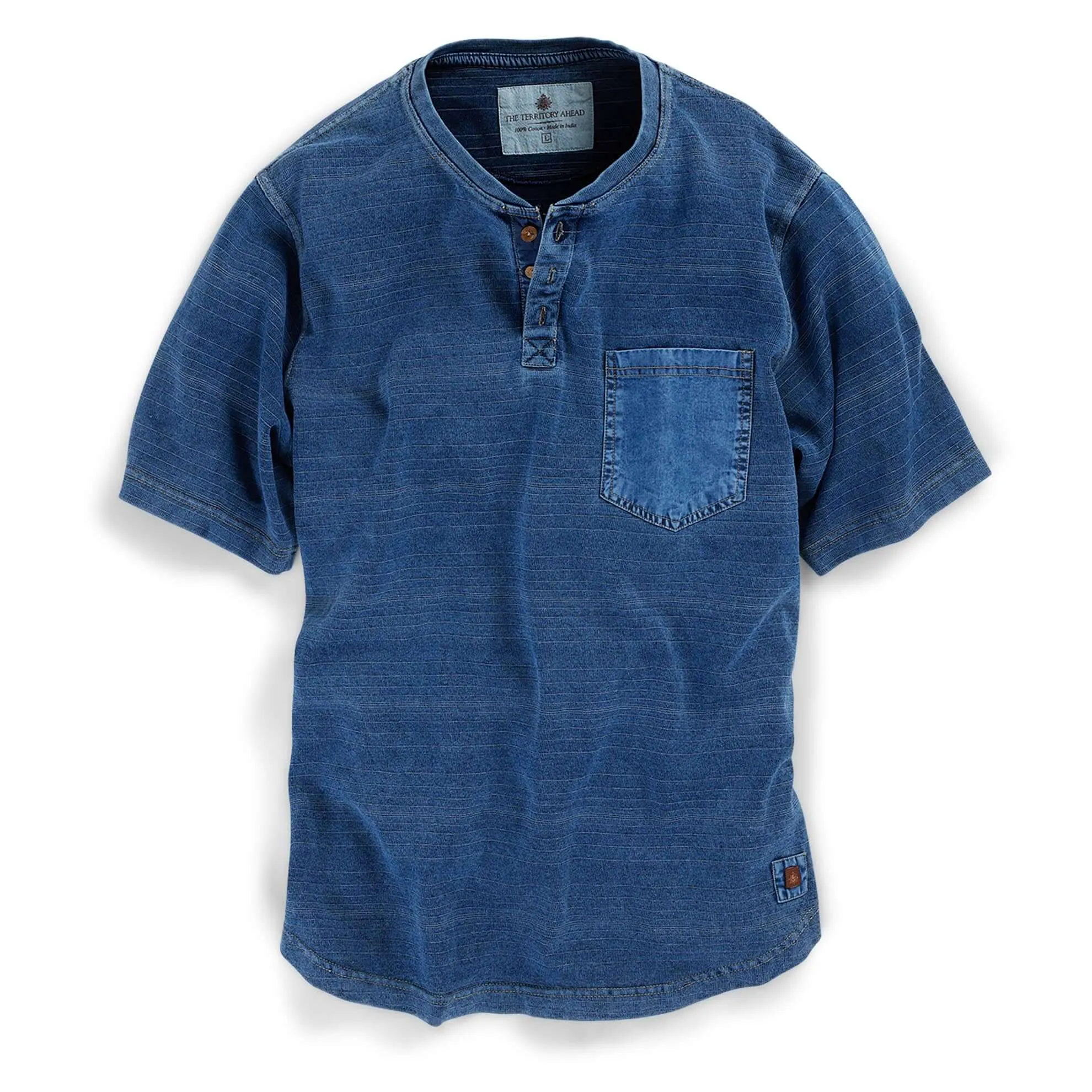 Boatyard Indigo Henley - Tall