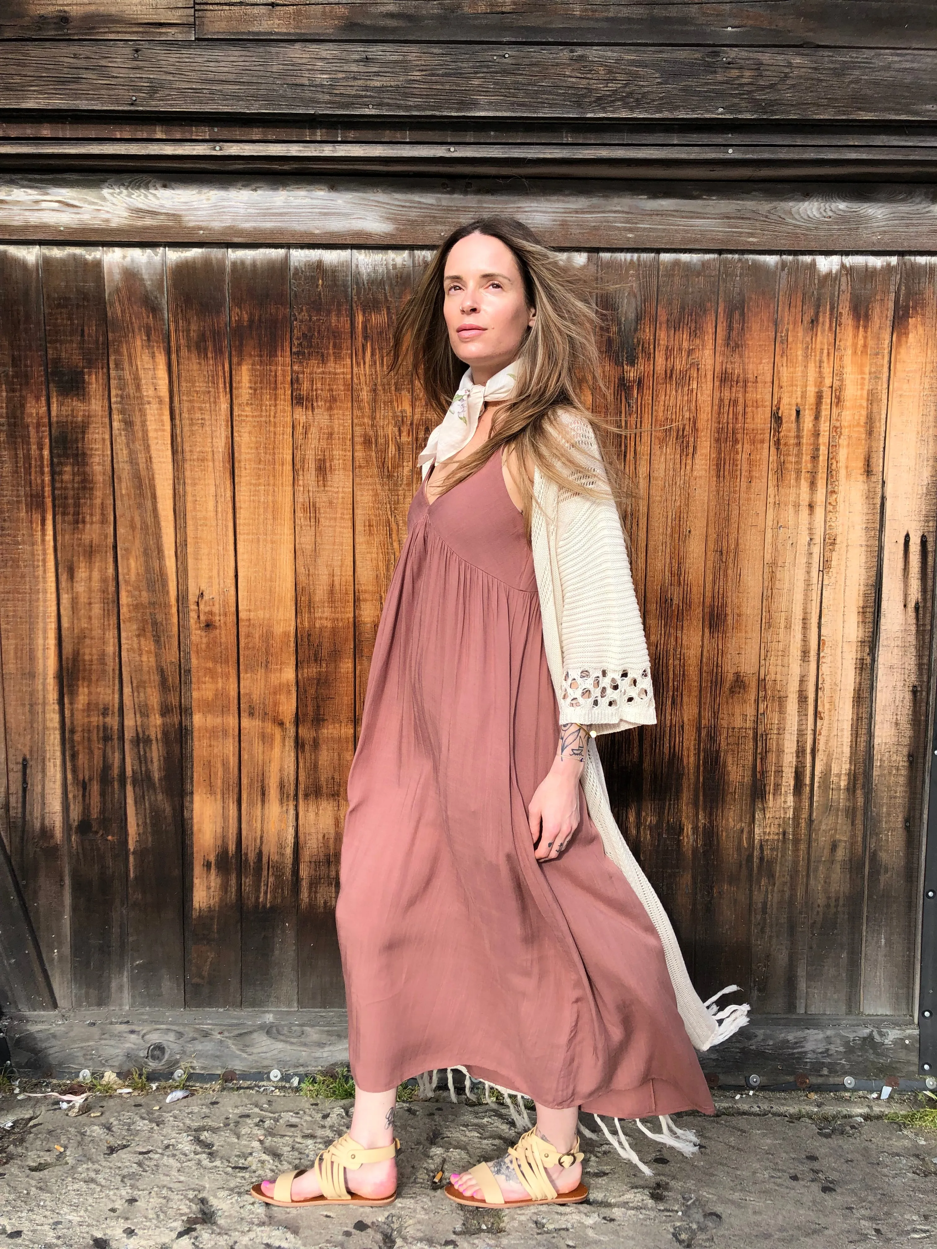 Cypress Maxi Dress- Terracotta