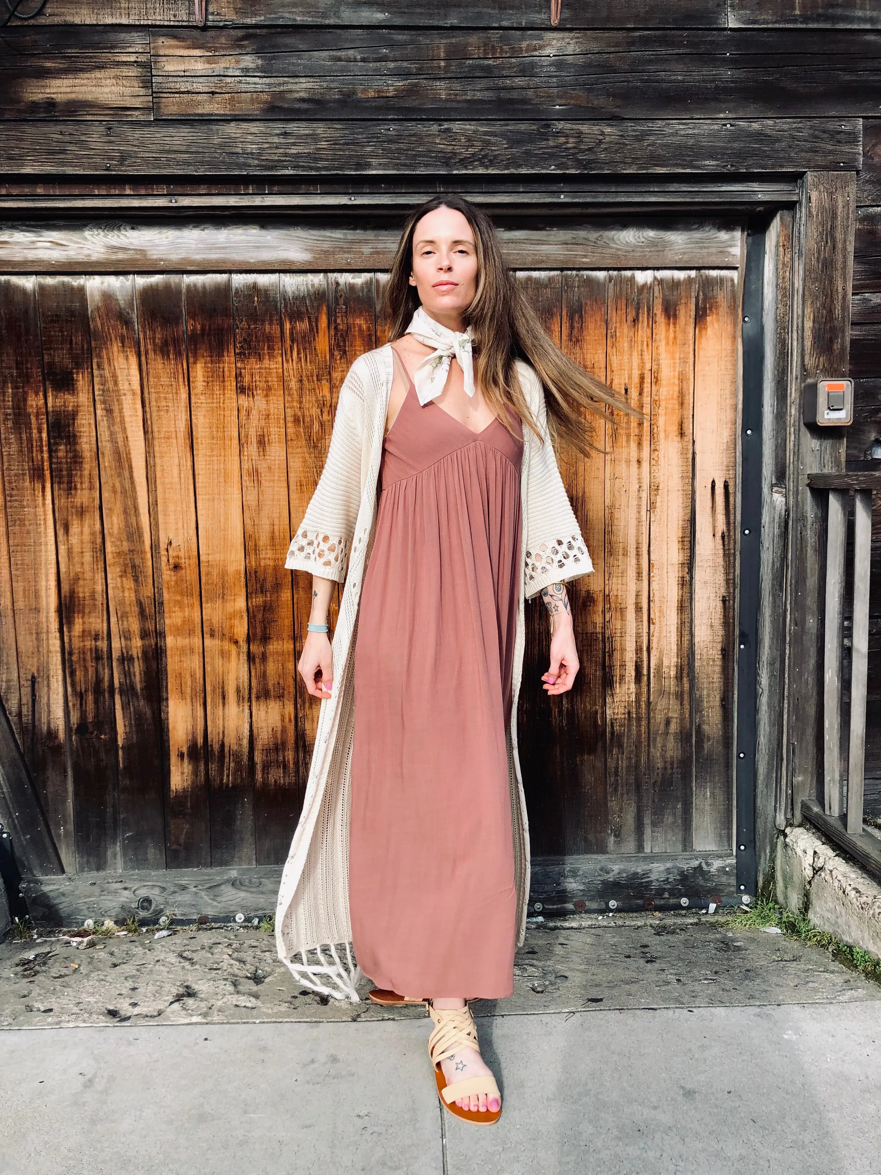 Cypress Maxi Dress- Terracotta