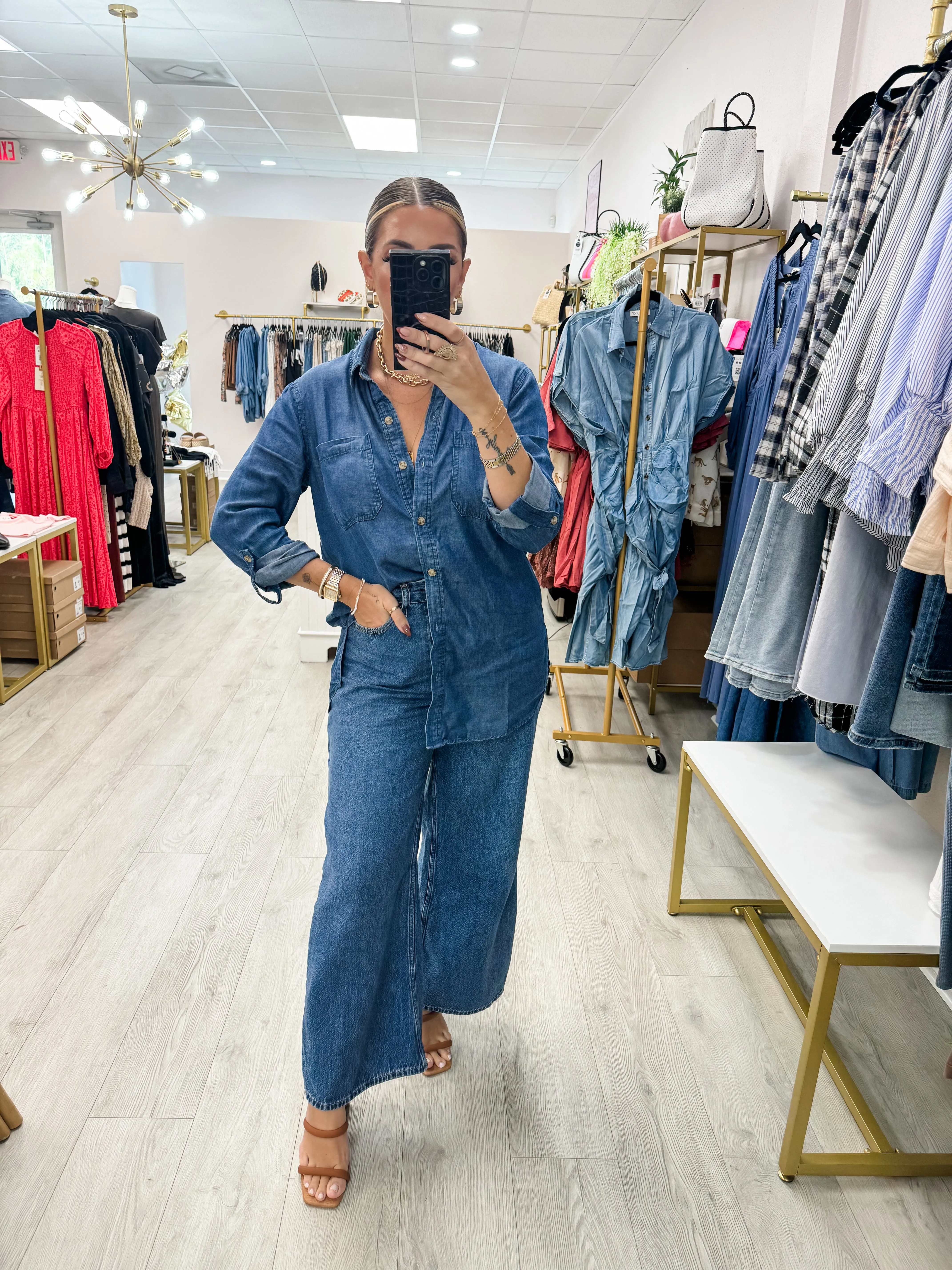 Denim Tencel Shirt