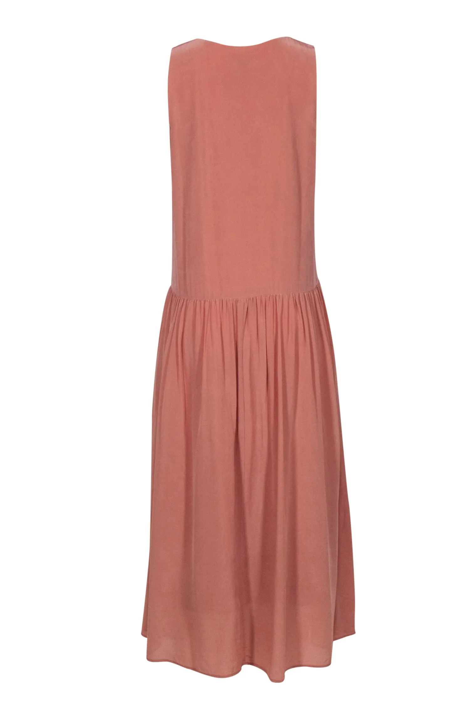 Eileen Fisher - Dusty Pink Sleeveless Midi Dress Size M