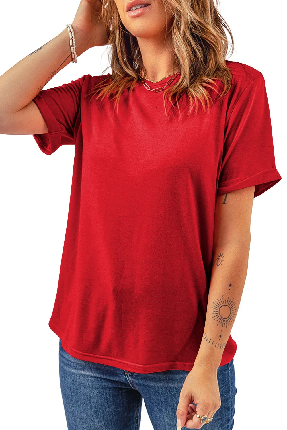 Essential Black Crew Neck Tee – Timeless, Comfortable, Bold