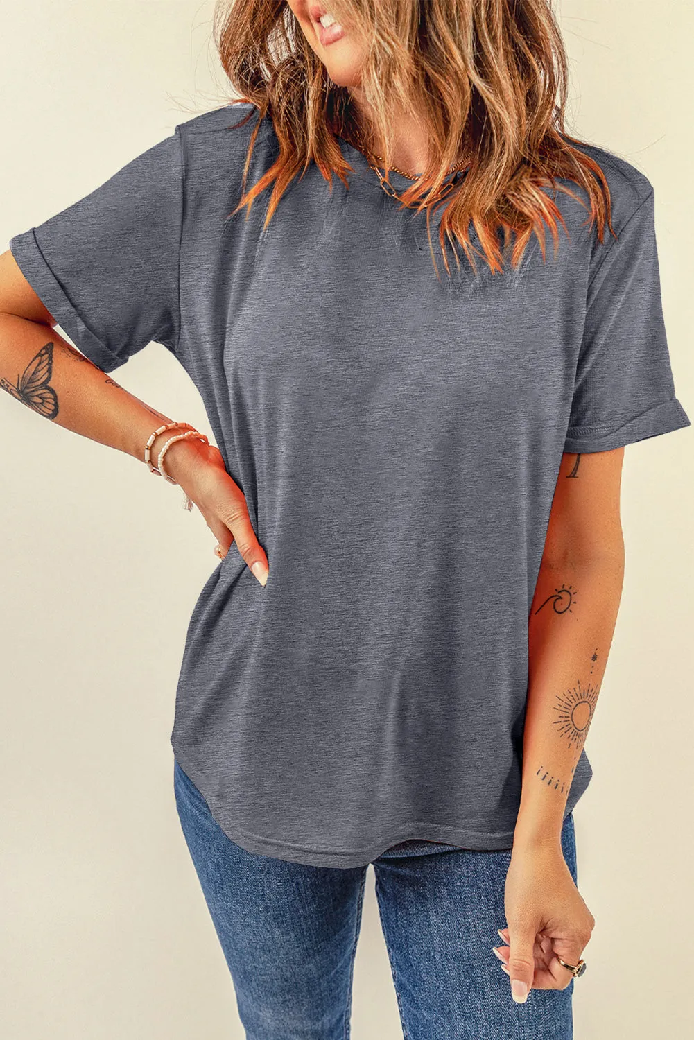 Essential Black Crew Neck Tee – Timeless, Comfortable, Bold