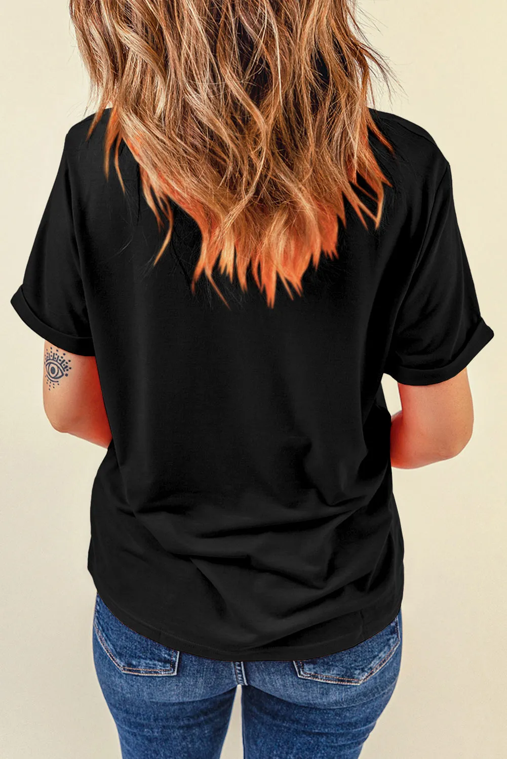 Essential Black Crew Neck Tee – Timeless, Comfortable, Bold