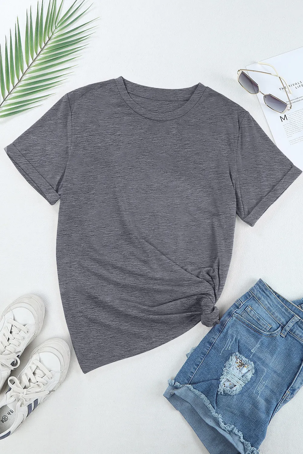 Essential Black Crew Neck Tee – Timeless, Comfortable, Bold