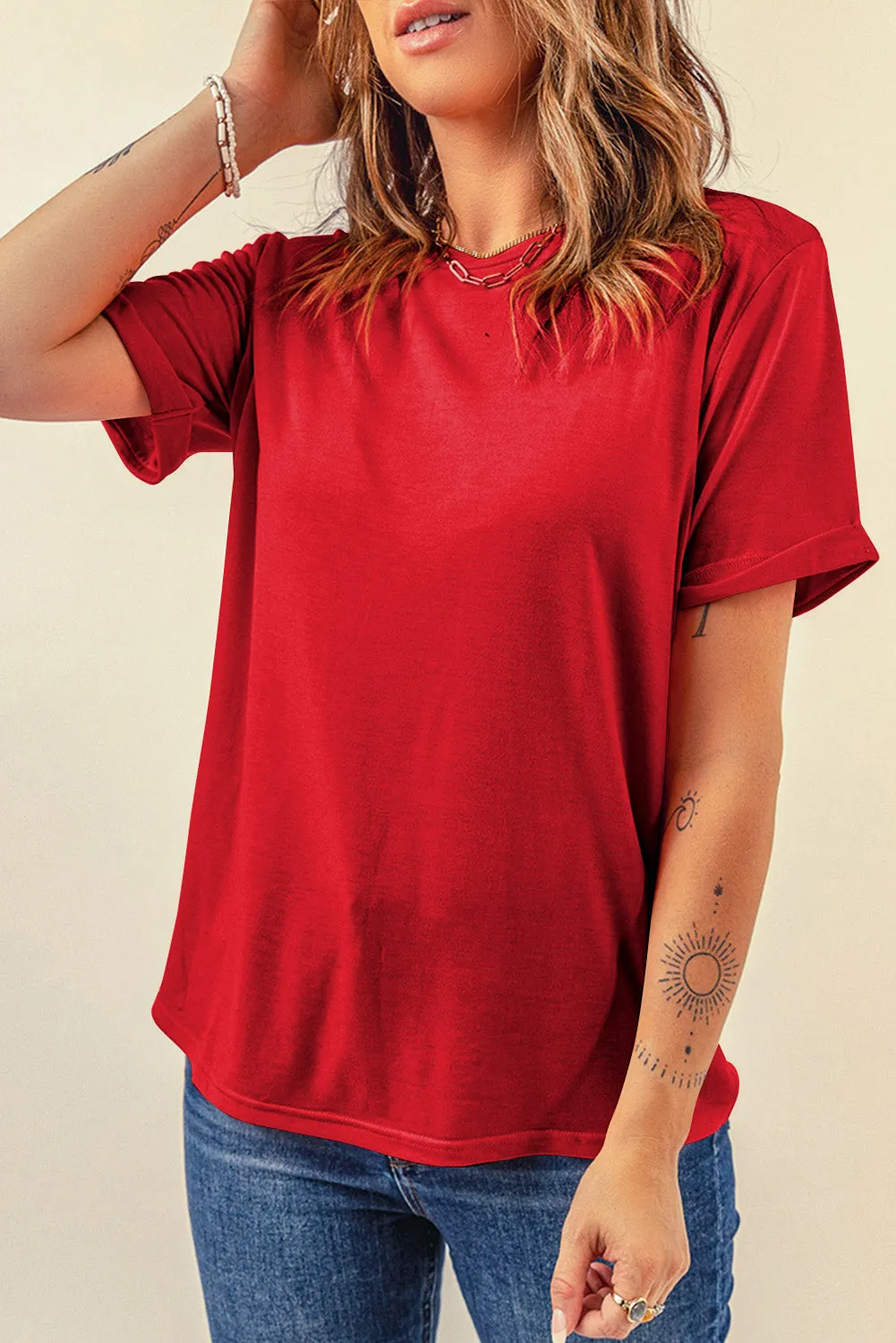 Essential Black Crew Neck Tee – Timeless, Comfortable, Bold