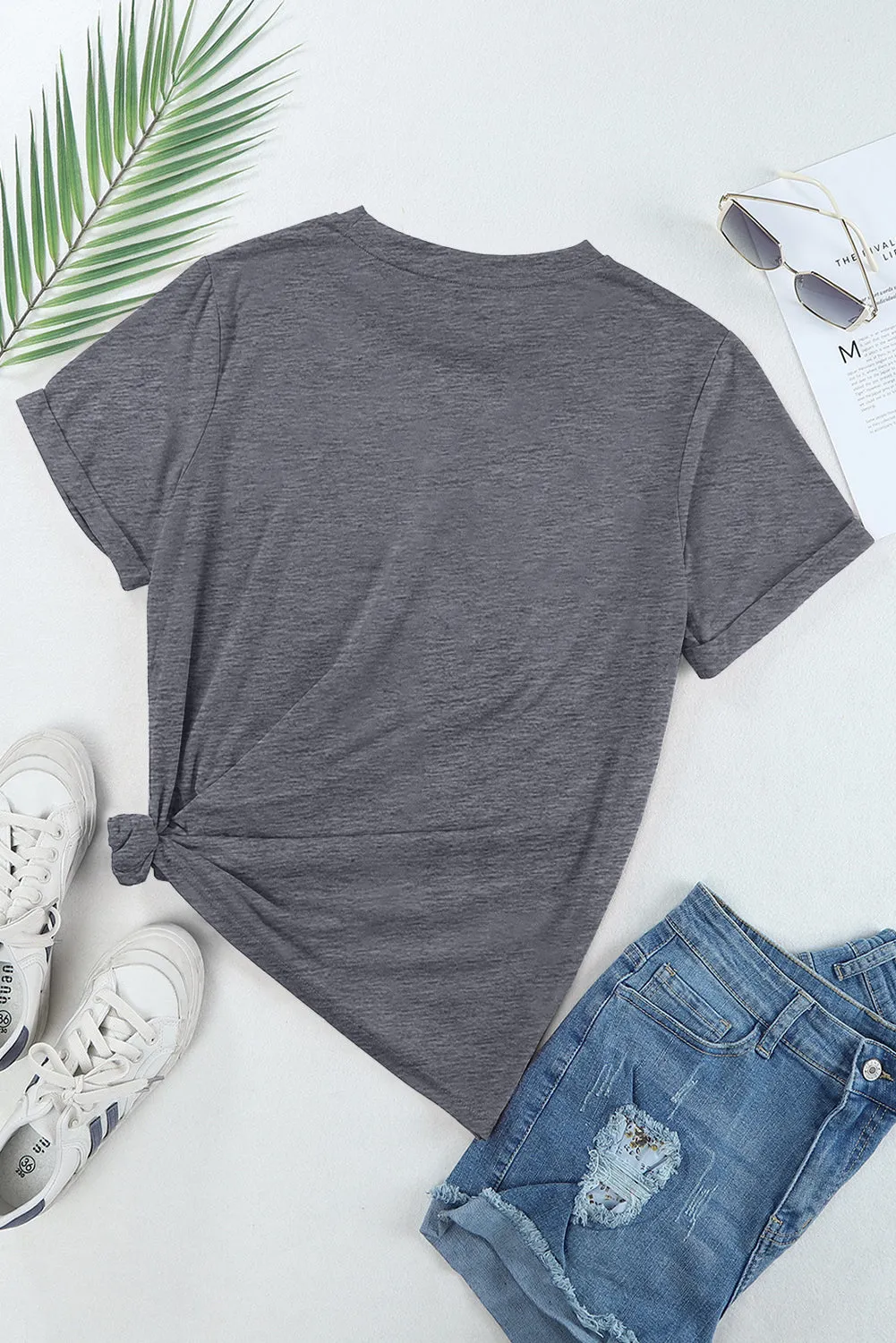 Essential Black Crew Neck Tee – Timeless, Comfortable, Bold