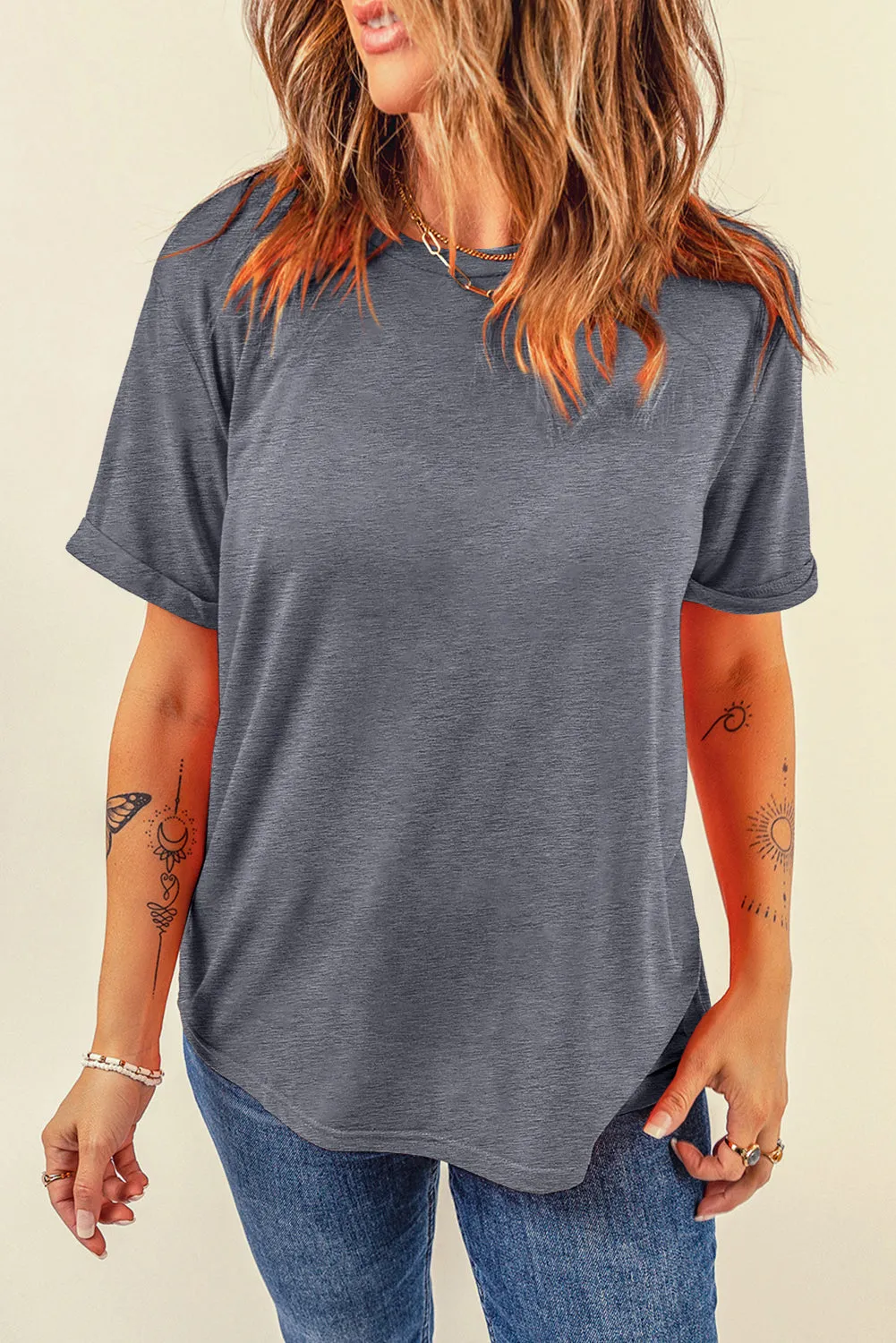 Essential Black Crew Neck Tee – Timeless, Comfortable, Bold