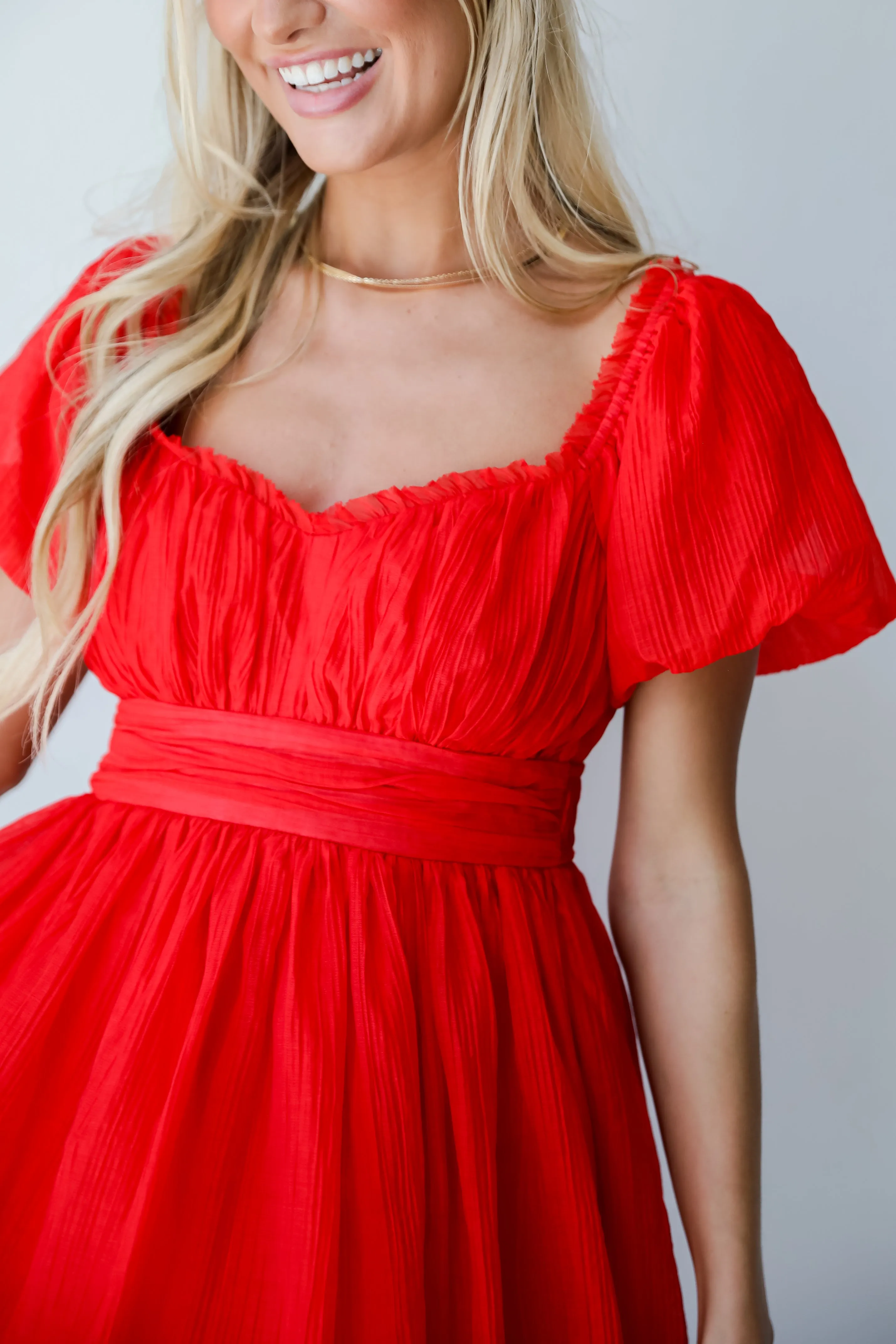 FINAL SALE - Total Crush Red Mini Dress