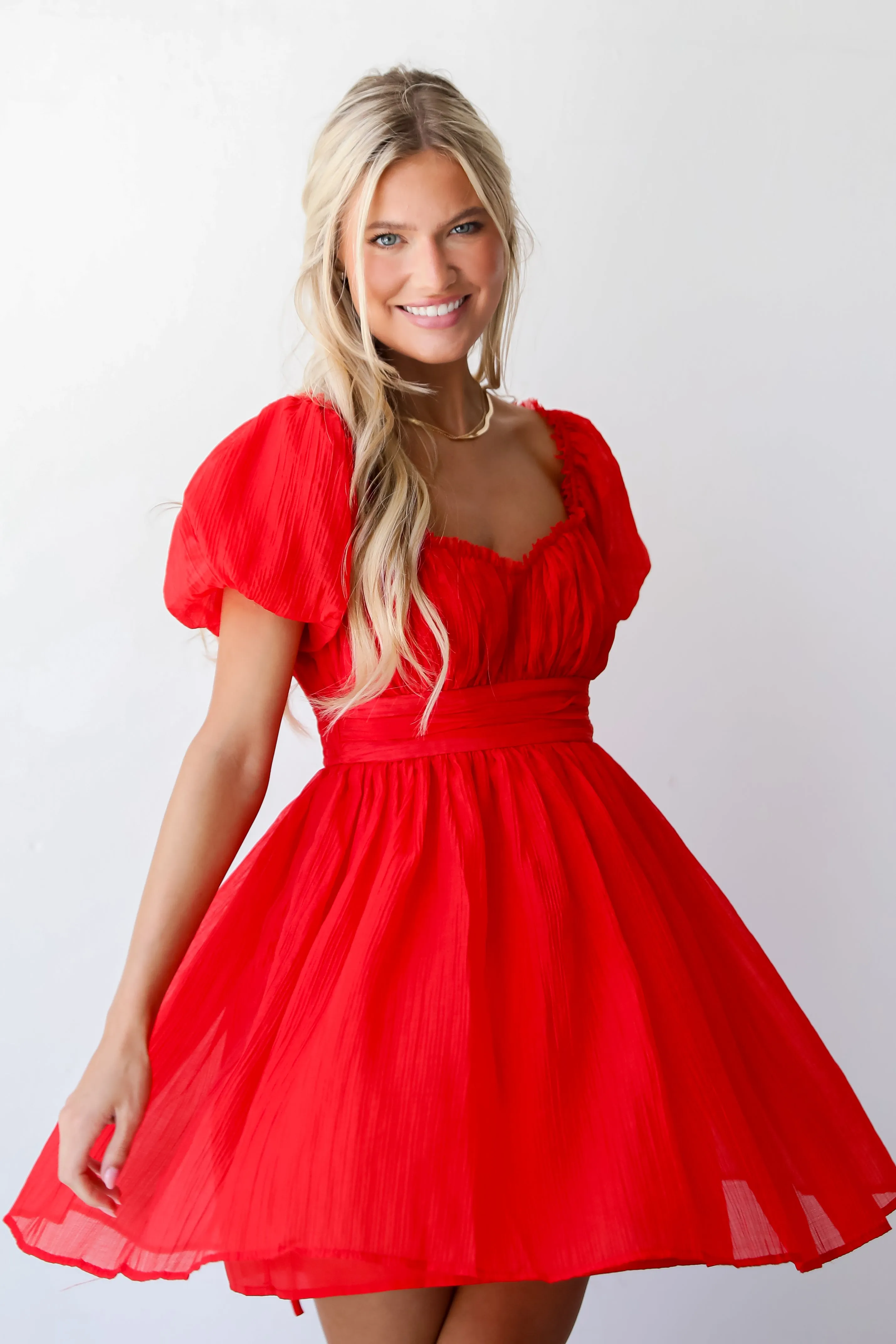 FINAL SALE - Total Crush Red Mini Dress