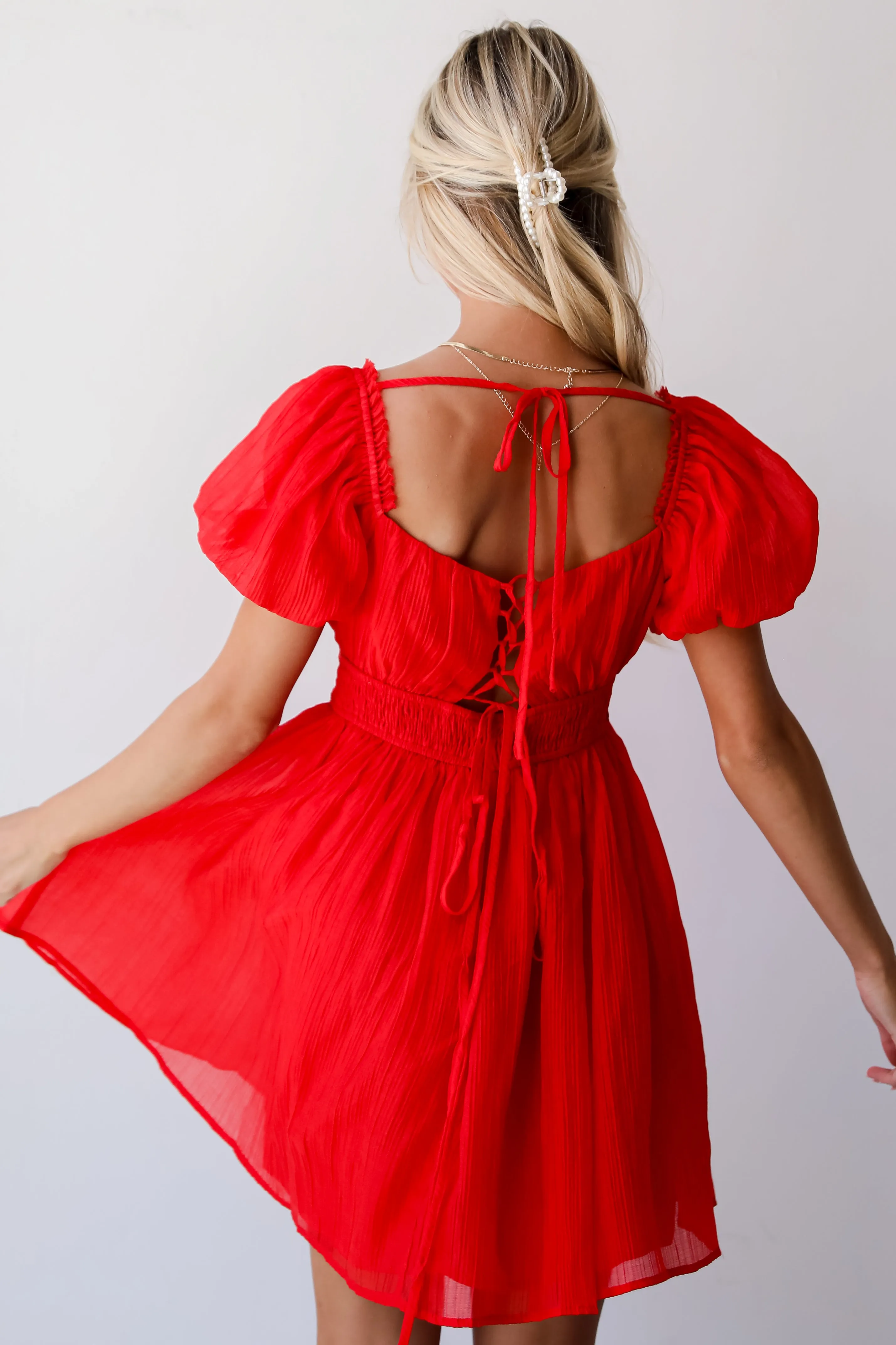 FINAL SALE - Total Crush Red Mini Dress