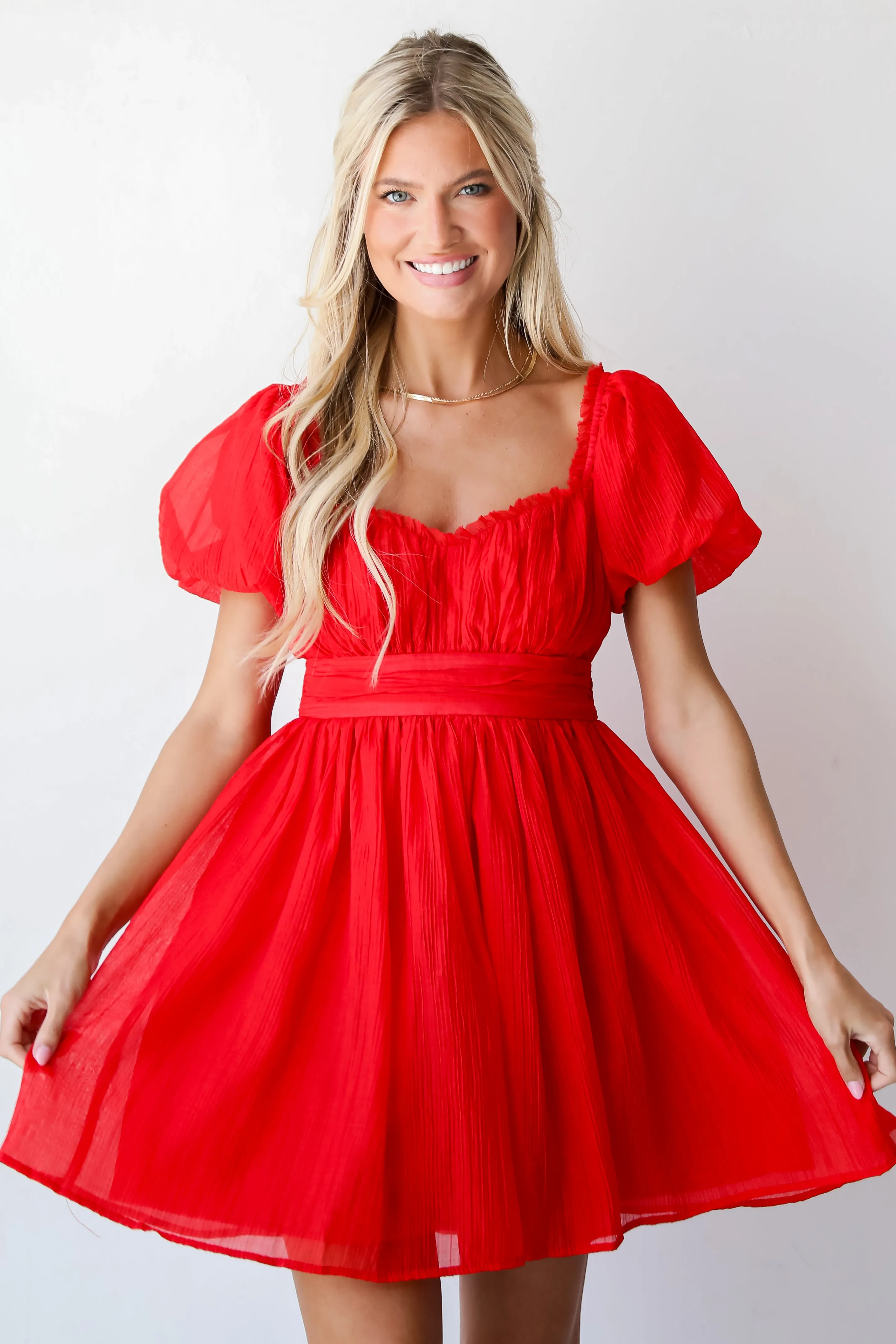 FINAL SALE - Total Crush Red Mini Dress