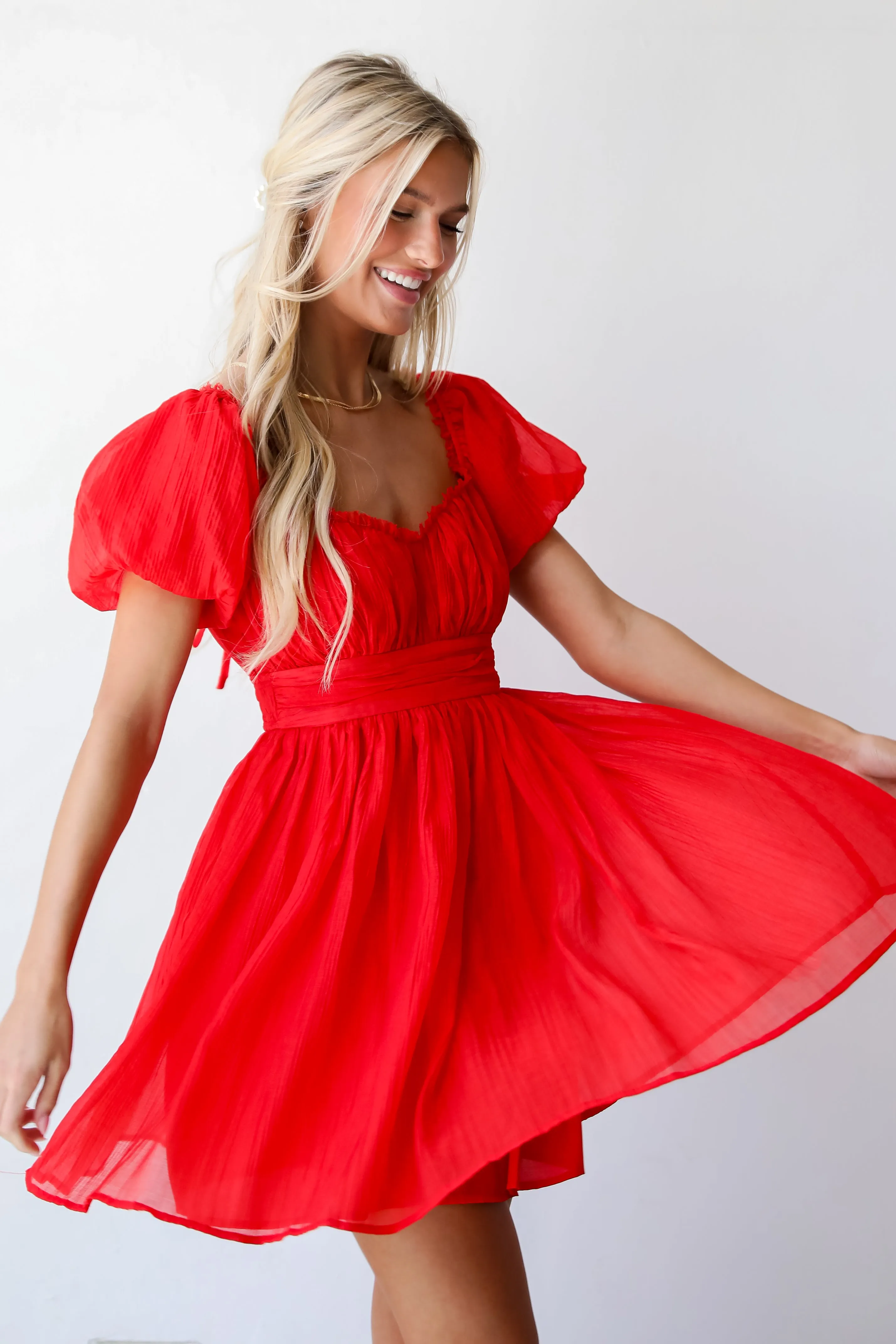 FINAL SALE - Total Crush Red Mini Dress