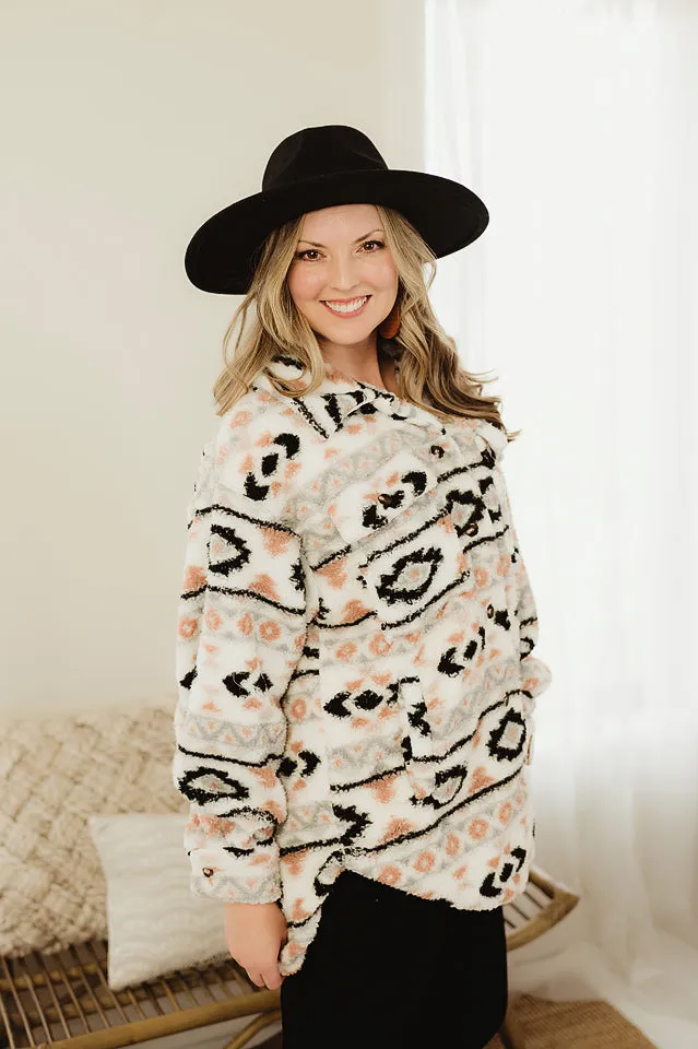 Fur Aztec Shacket