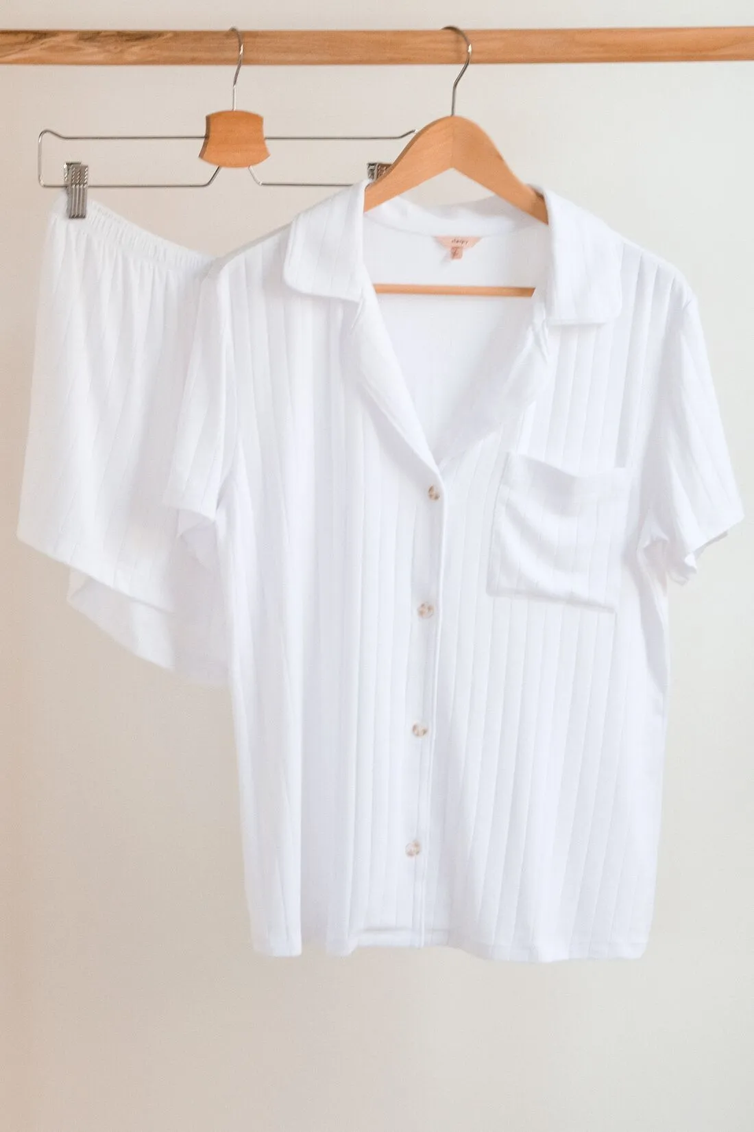 Gisele TENCEL™ Modal Rib Relaxed Short PJ Set