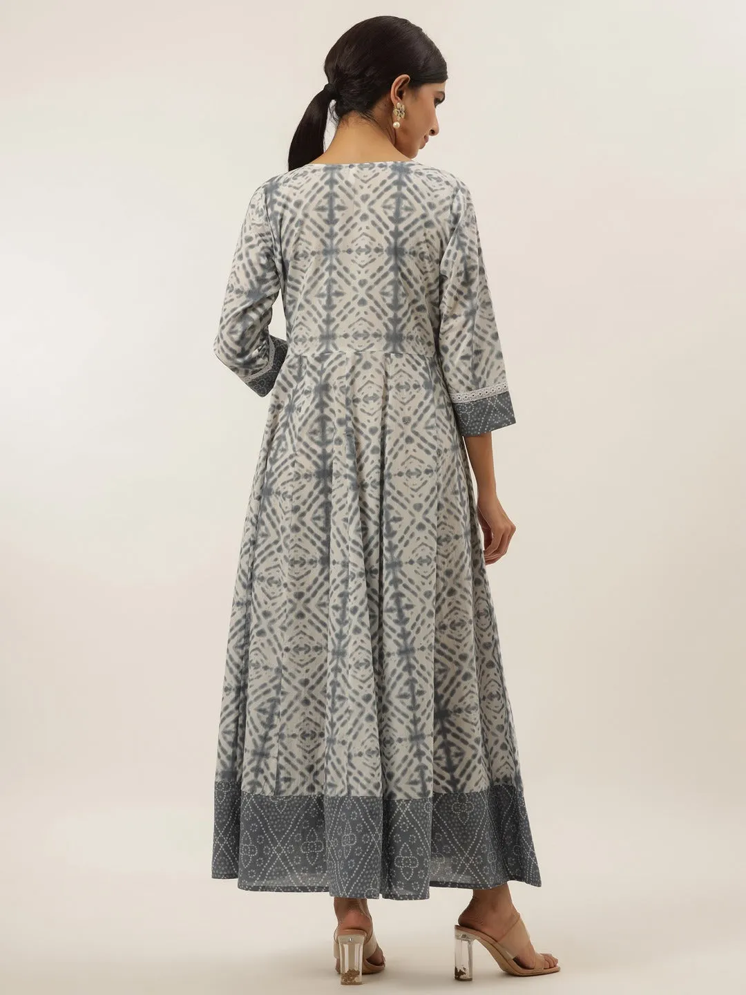 Grey Cotton Maxi Dress