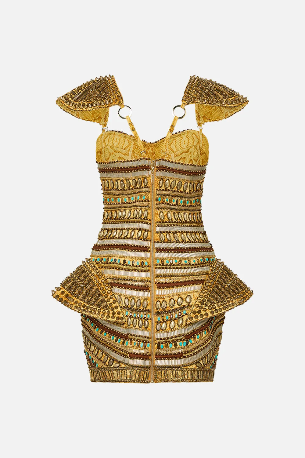 HAND EMBELLISHED BUSTIER DRESS VALLEY OF THE KINGS