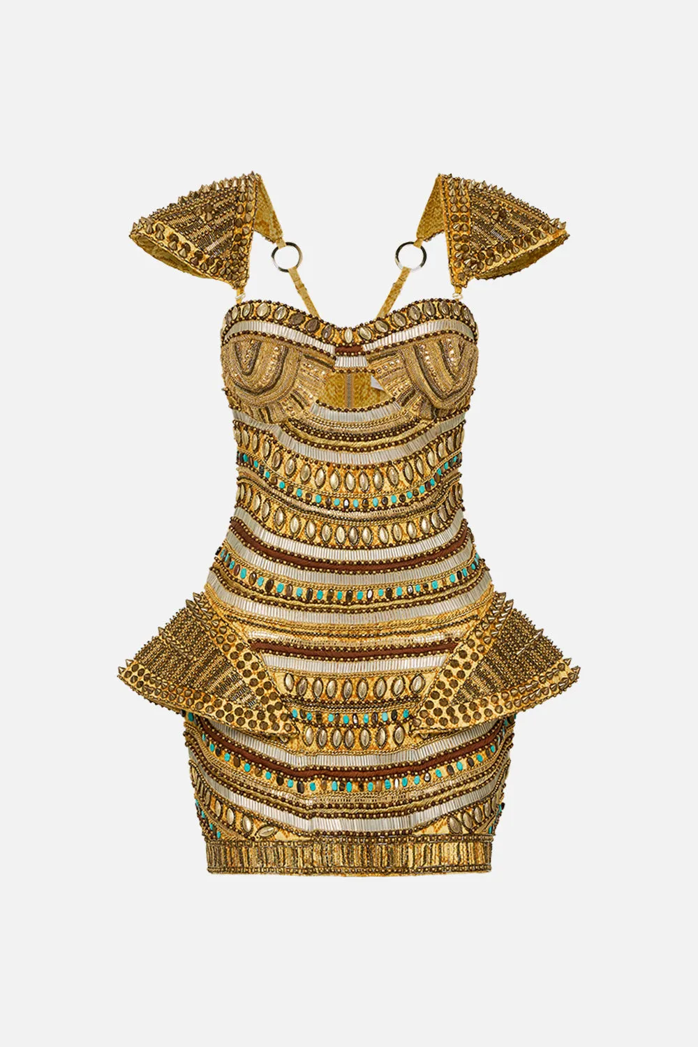 HAND EMBELLISHED BUSTIER DRESS VALLEY OF THE KINGS
