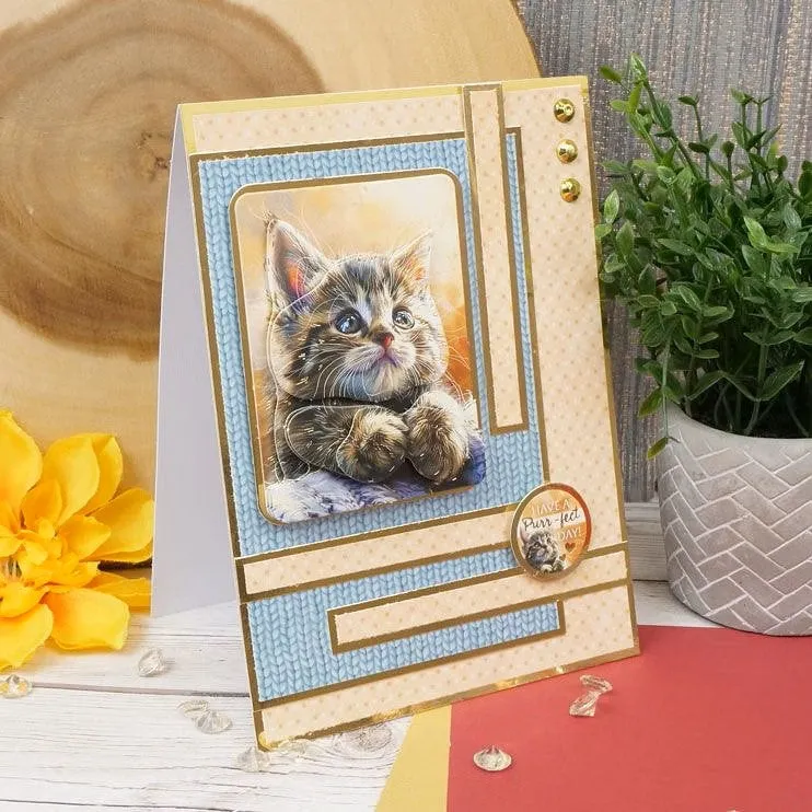 Hunkydory Absolutely Purr-fect Decoupage Topper Sheet