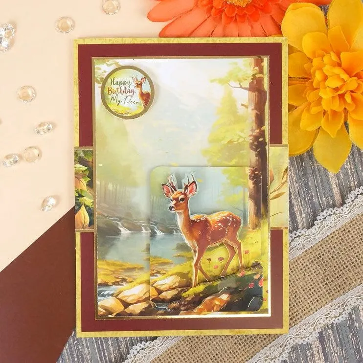 Hunkydory Forest Friends Decoupage Topper Sheet