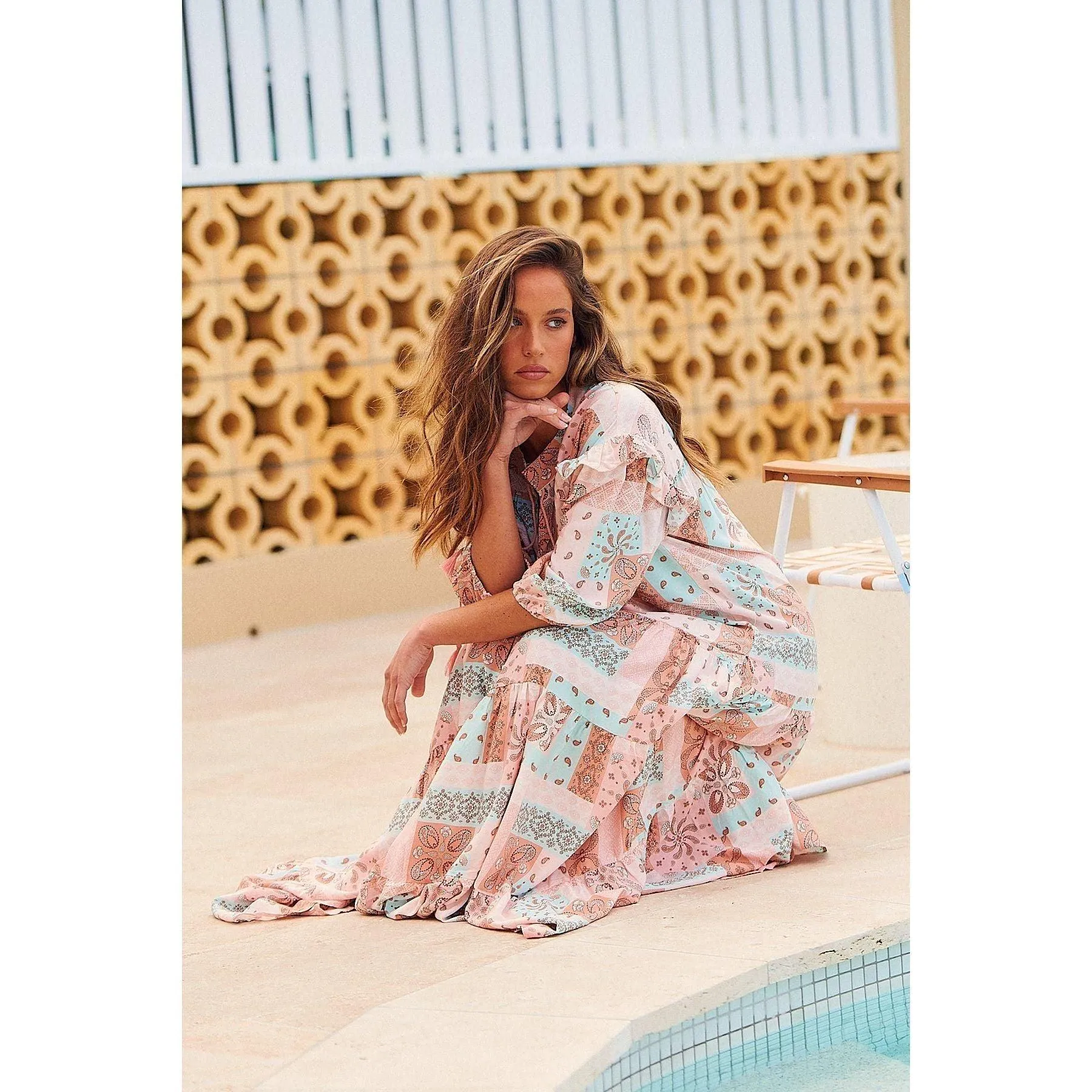 JAASE Serendipity Print Myrtle Maxi Dress