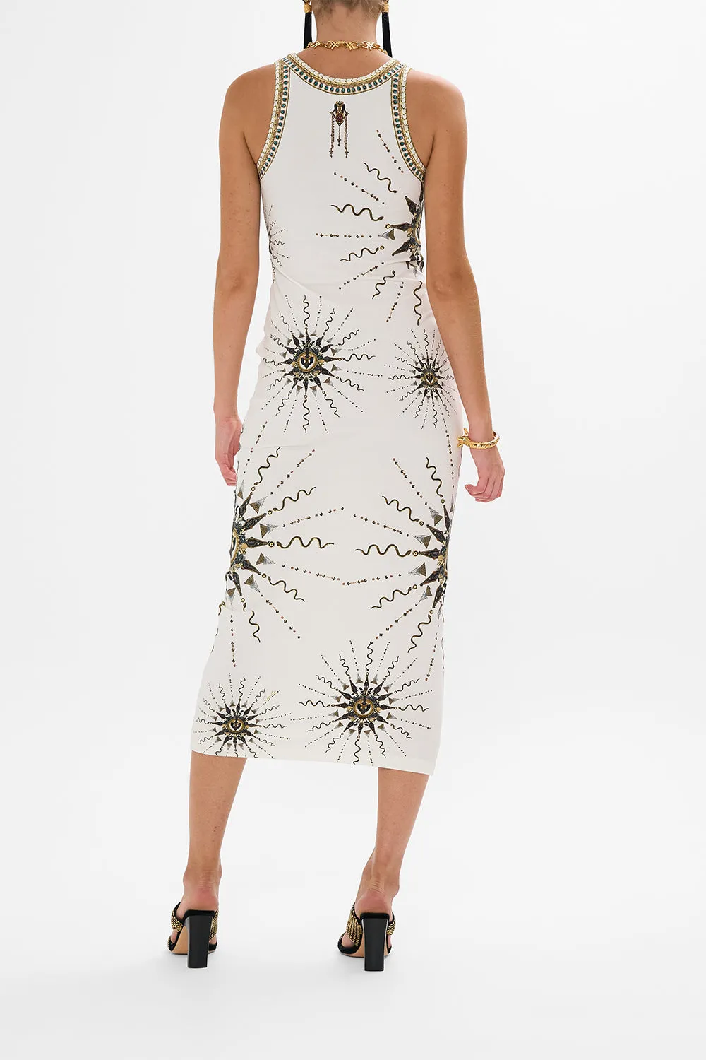 JERSEY SCOOP NECK TANK DRESS GODDESS ENERGY