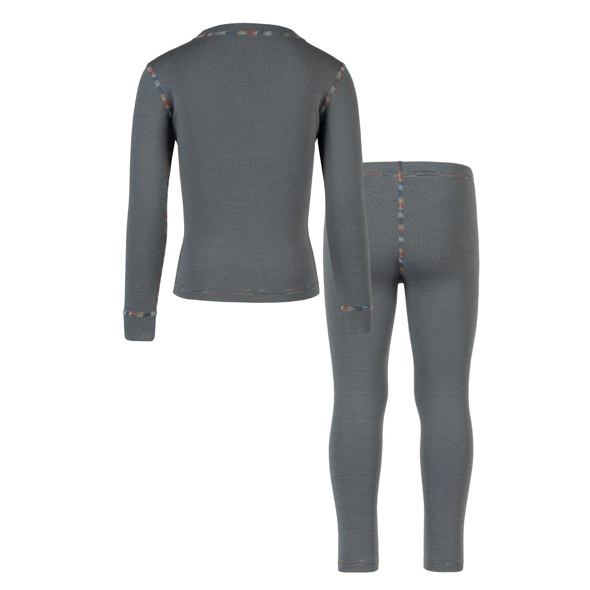 Kids' 250 Long Sleeve & Bottom 2-Piece Perfect Grey