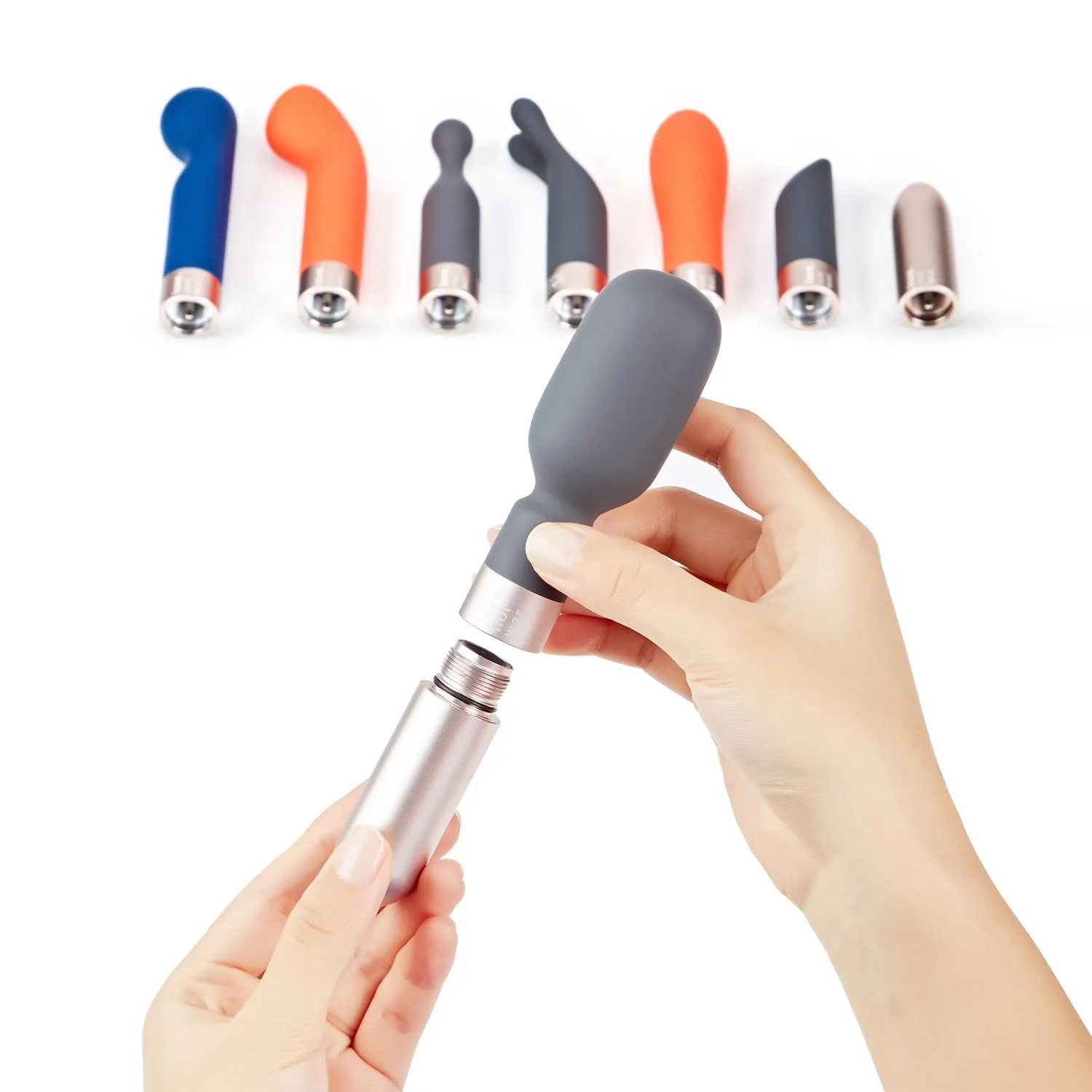 Love Not War Koi Grey Wand Vibrator with NeoSIlicone Head ONLY