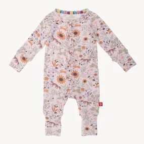 Magnetic Me Modal Convertible Grow with Me Coverall: Garden of Dreams