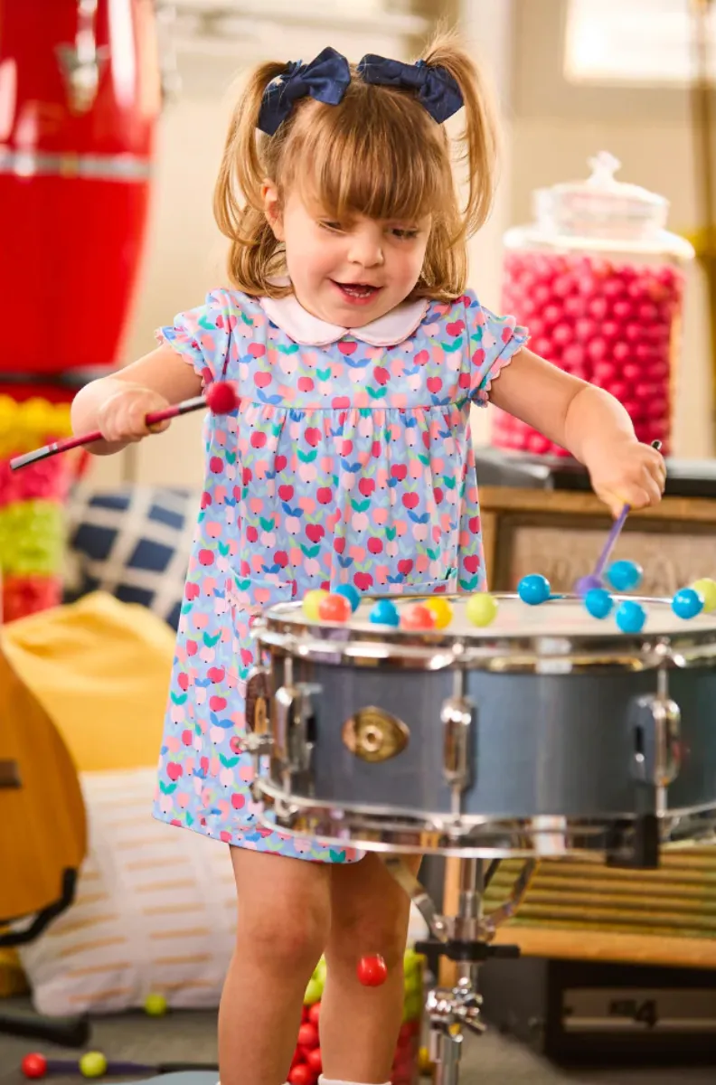 Marta Dress | Blue Orchard (12M)