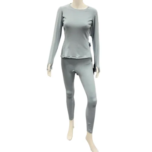 Ottomatic Threads Plus Size Base Layer Bottom - Ice Blue