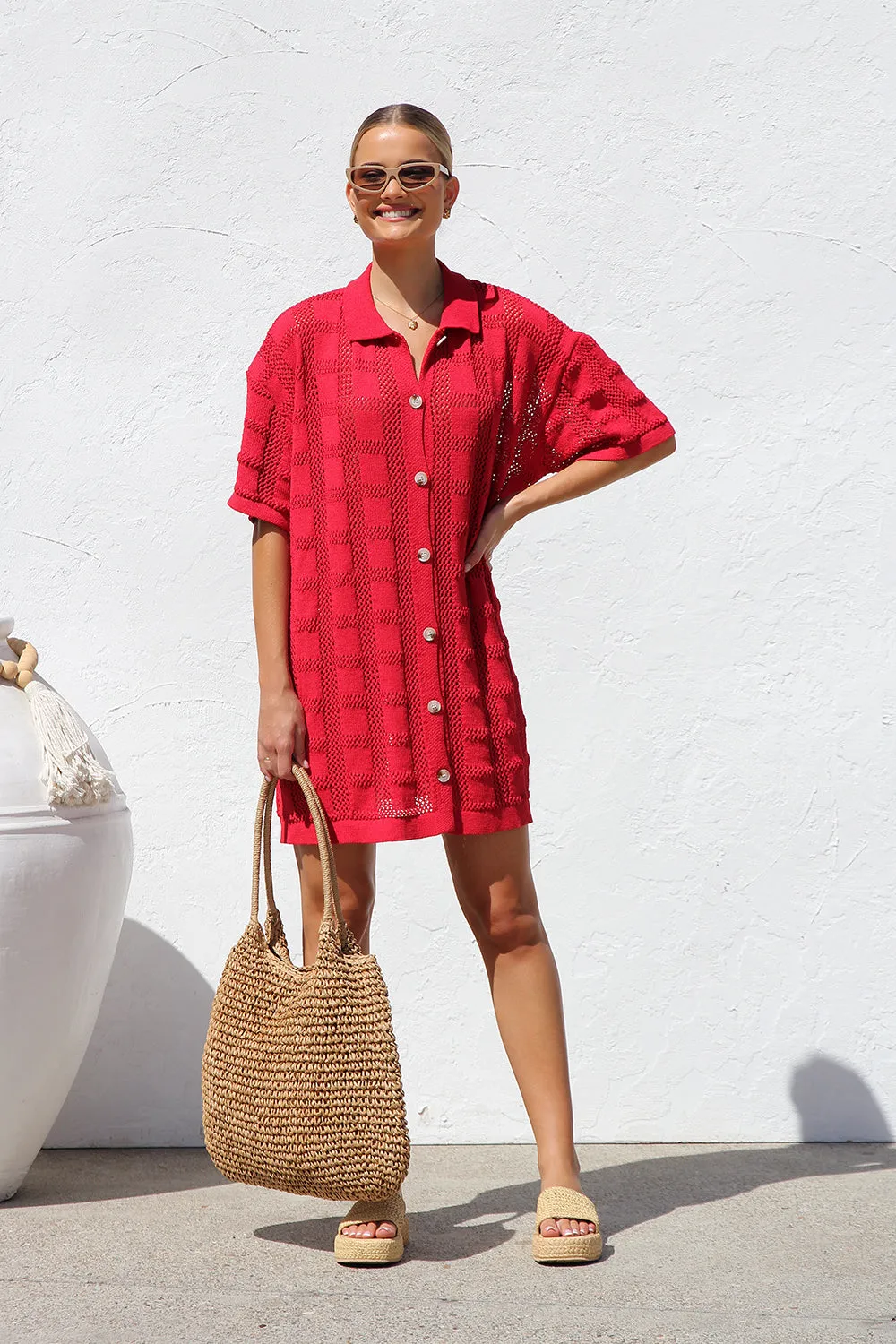 Pauline Dress RED