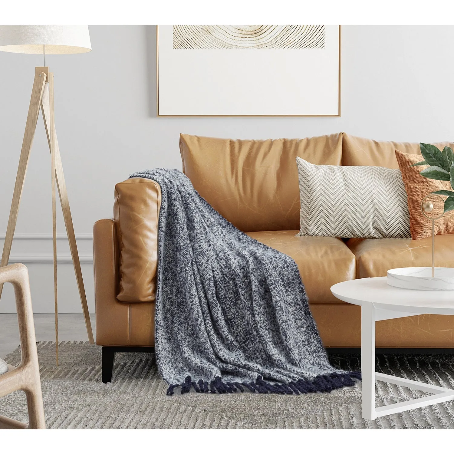 Samara Faux Mohair Throw