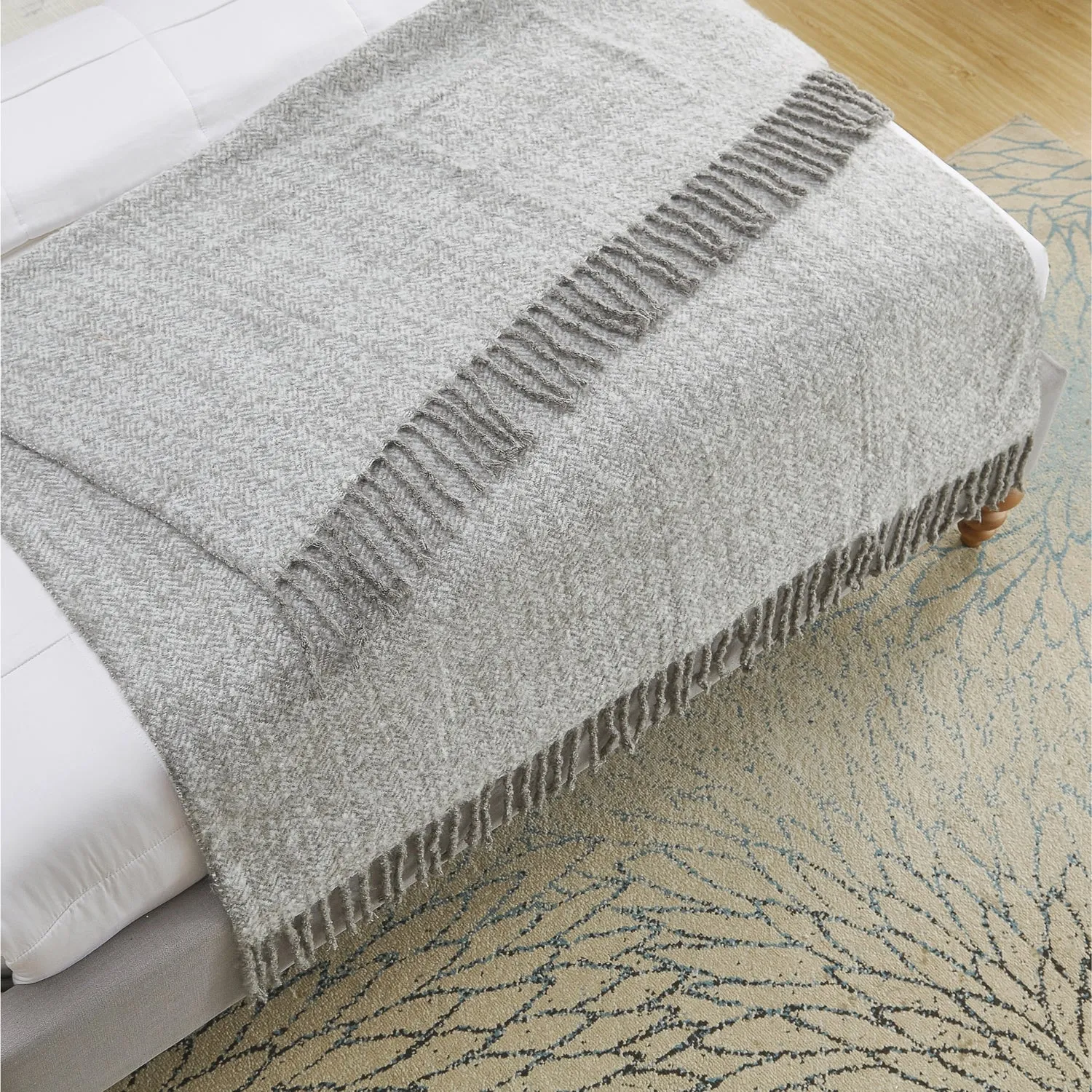 Samara Faux Mohair Throw