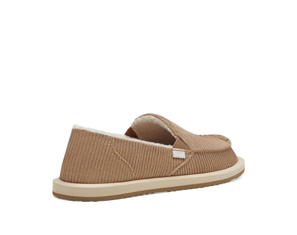 Sanuk Womens Donna Cord Chill Tan