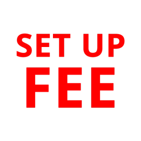 Set Up Fee-Front Pocket Size-1 Color Print