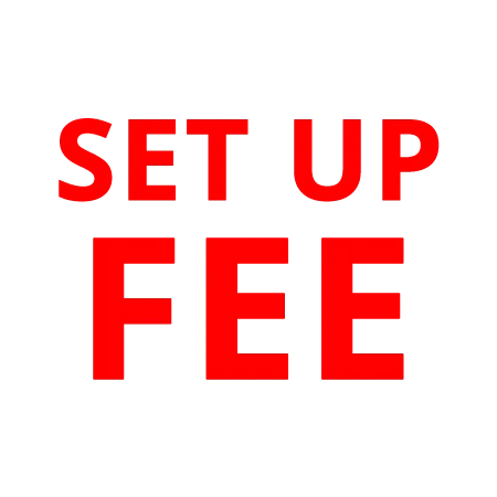 Set Up Fee-Front Pocket Size-1 Color Print