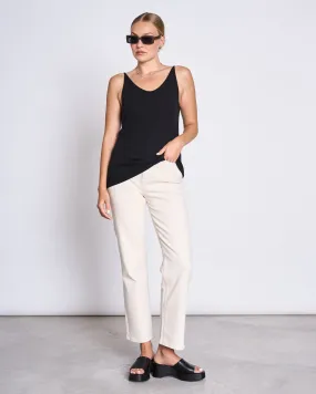 SLIP TOP TRIANGLE FLOW BLACK