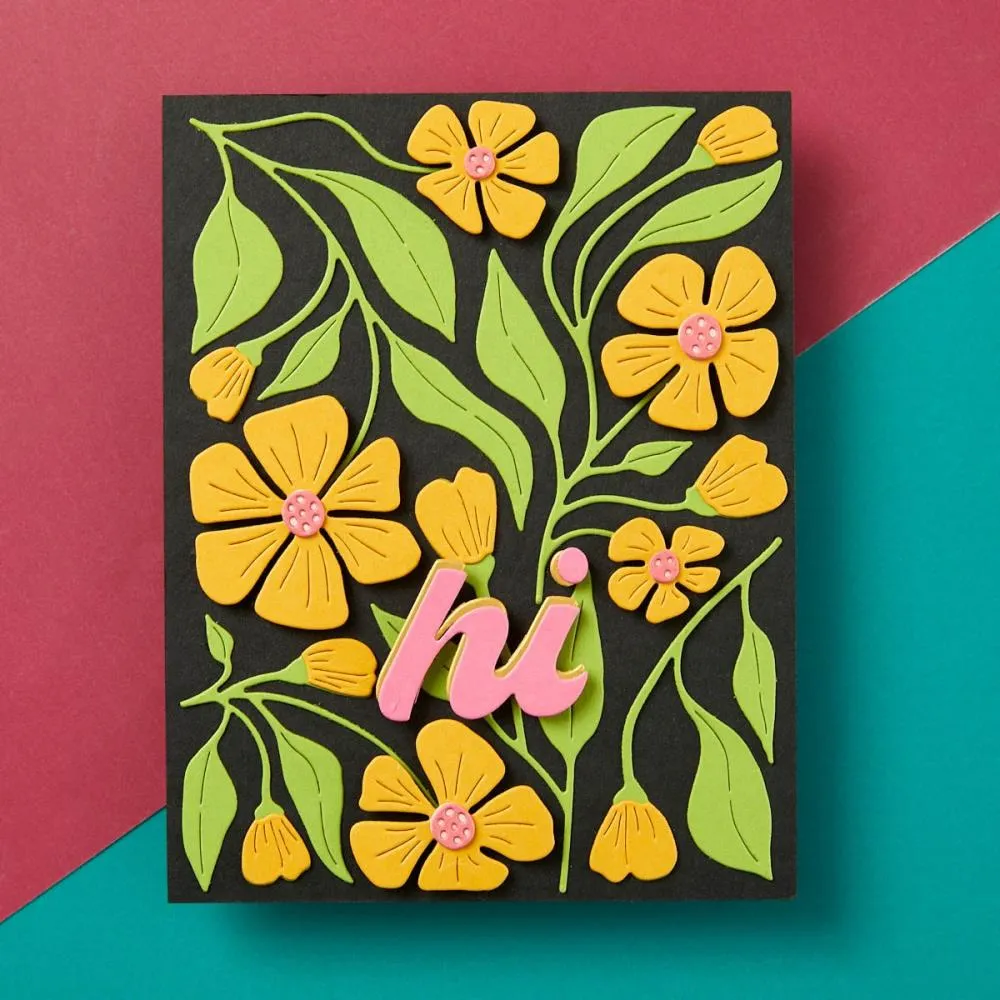 Spellbinders Etched Dies From The Fresh Picked Collection Fresh Picked Buttercups*